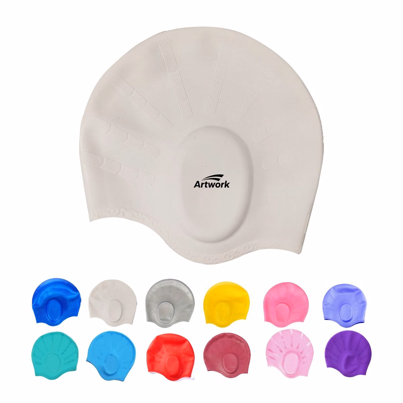 Ear Protection Silicone Swim Cap