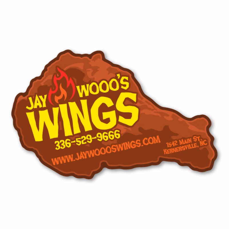 Buffalo Wings DS Magnet - 4.38" x 2.75" - 30 mil - Outdoor Safe