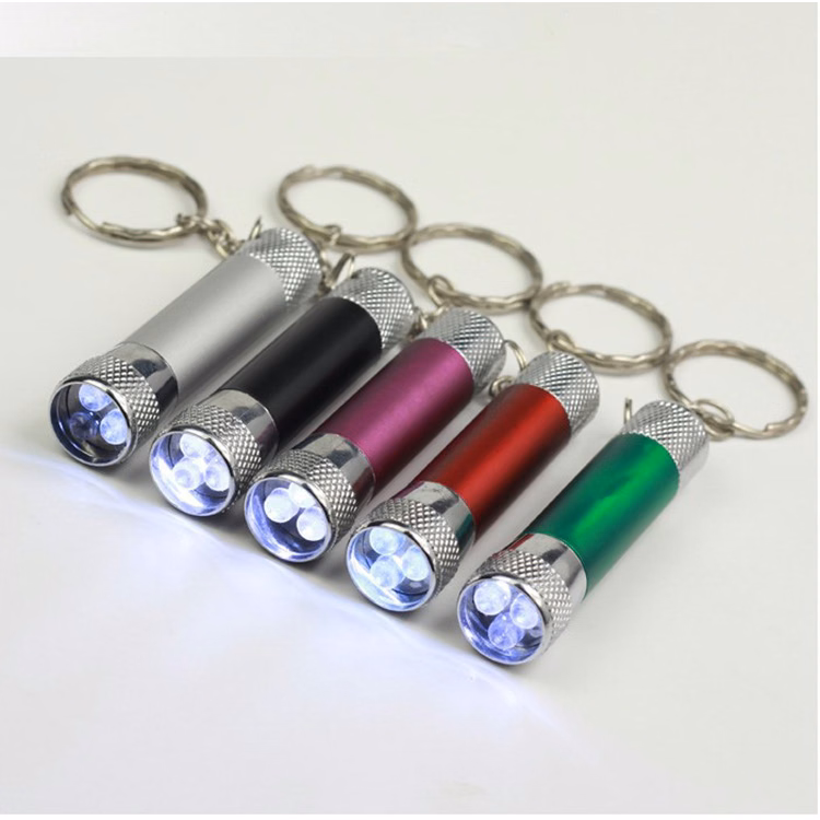 LED Flashlights With Key Ring