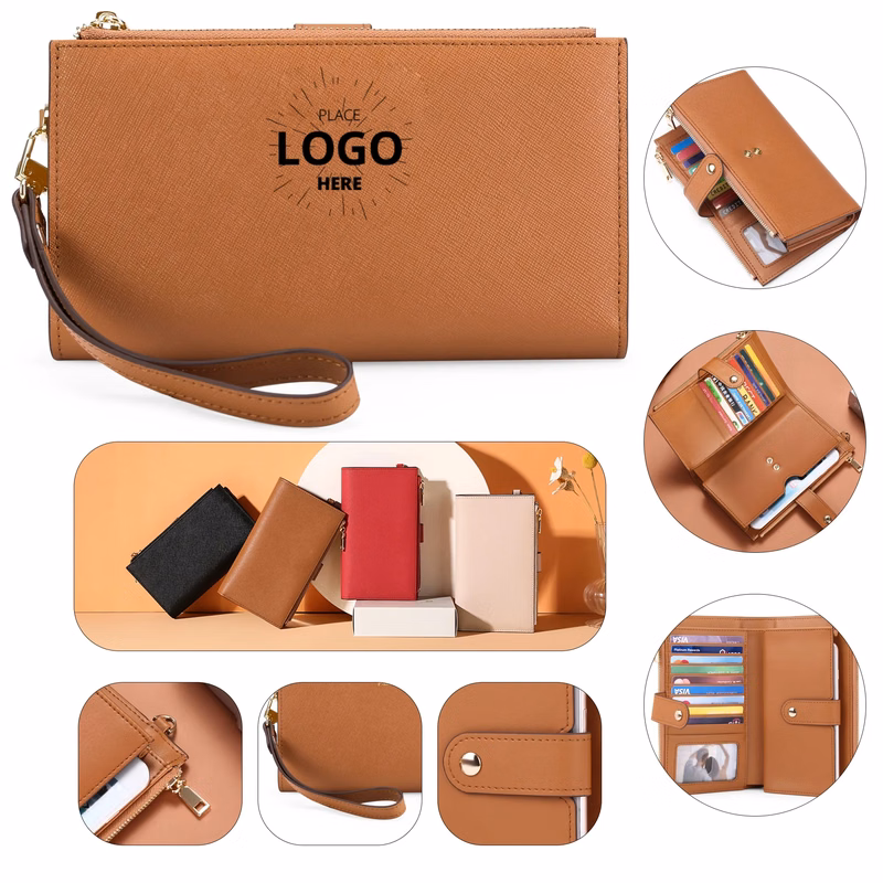 Leather Pull Tab Card Wallet
