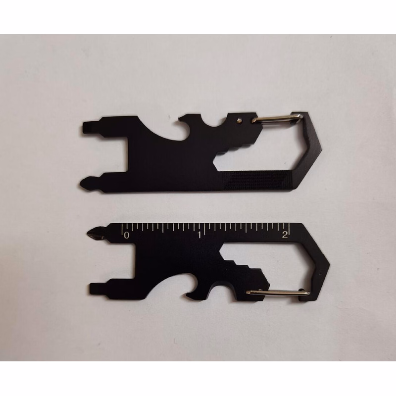 Keychain Multifunction Carabiner Clip Bottle Opener Wrench