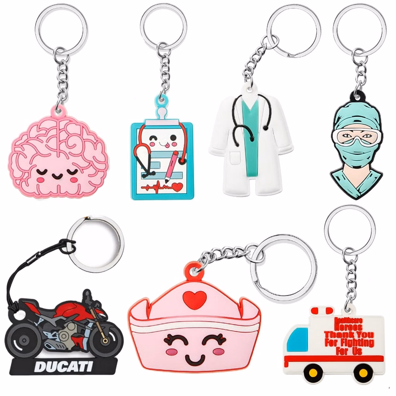 Customizable 2D Metal Keychain