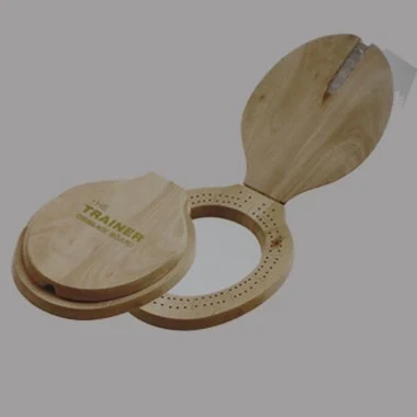Wooden Trainer Cribbage Board 1