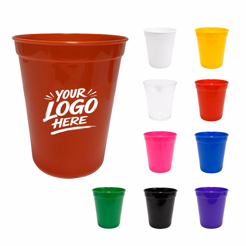 16oz Square Plastic Cup With Custom Colors