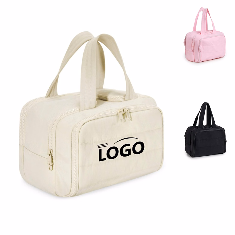 Lightweight and Spacious Wide-Opening Travel Toiletry Bag