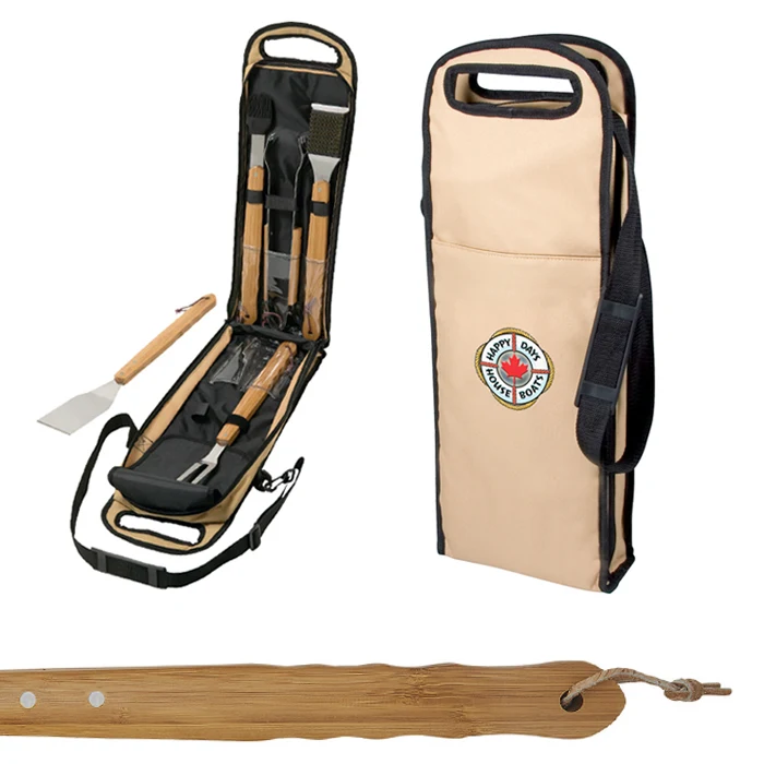 5 Piece Bamboo BBQ Set 1