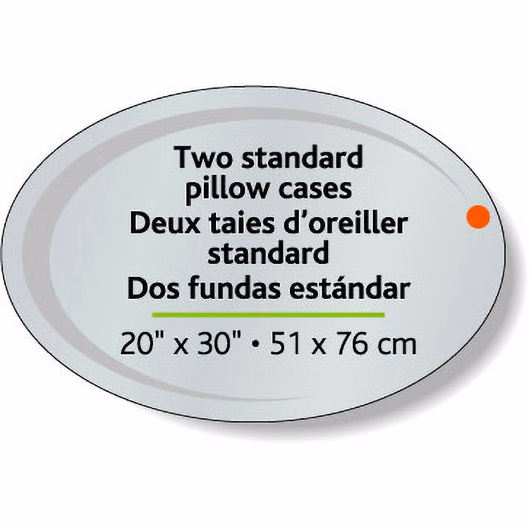 Dull Silver Foil Paper Flexo-Printed Stock Oval Roll Labels (2"x3")