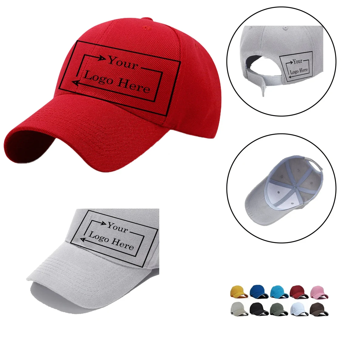 Cotton Six-piece Cap With Air Holes 1