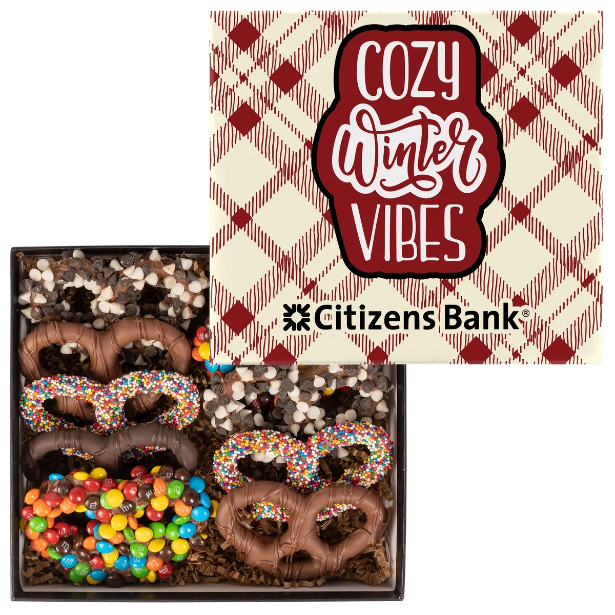 Premier Pretzel Deluxe Gift Box with Full Color Lid 1