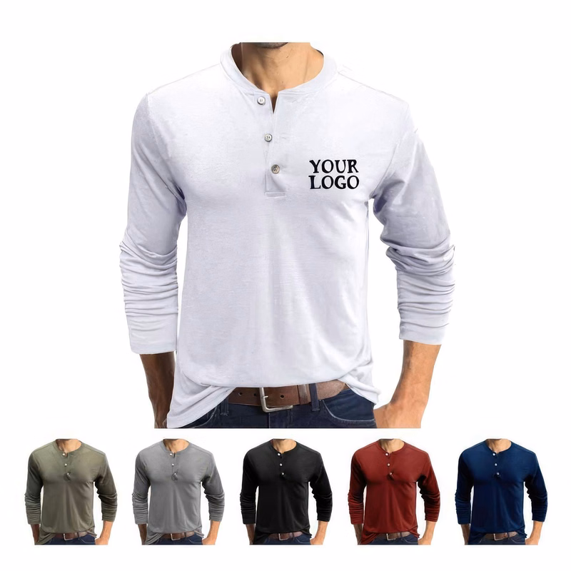 Personalized Men's Long Sleeve Shirts