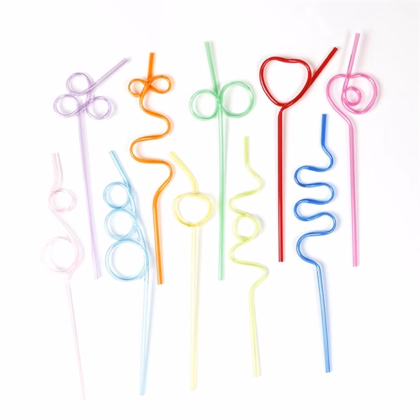 Custom 25 cm Bent Stainless Steel Eco Straws — Reusable Smoothie & Beverage Drinkware