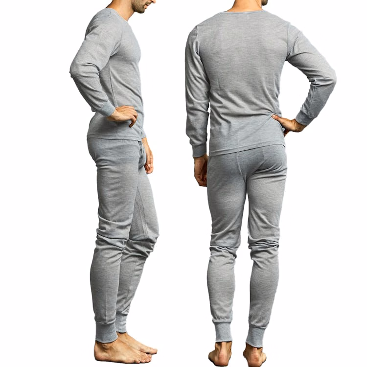 Men's Thermal Underwear Sets - Medium Gray