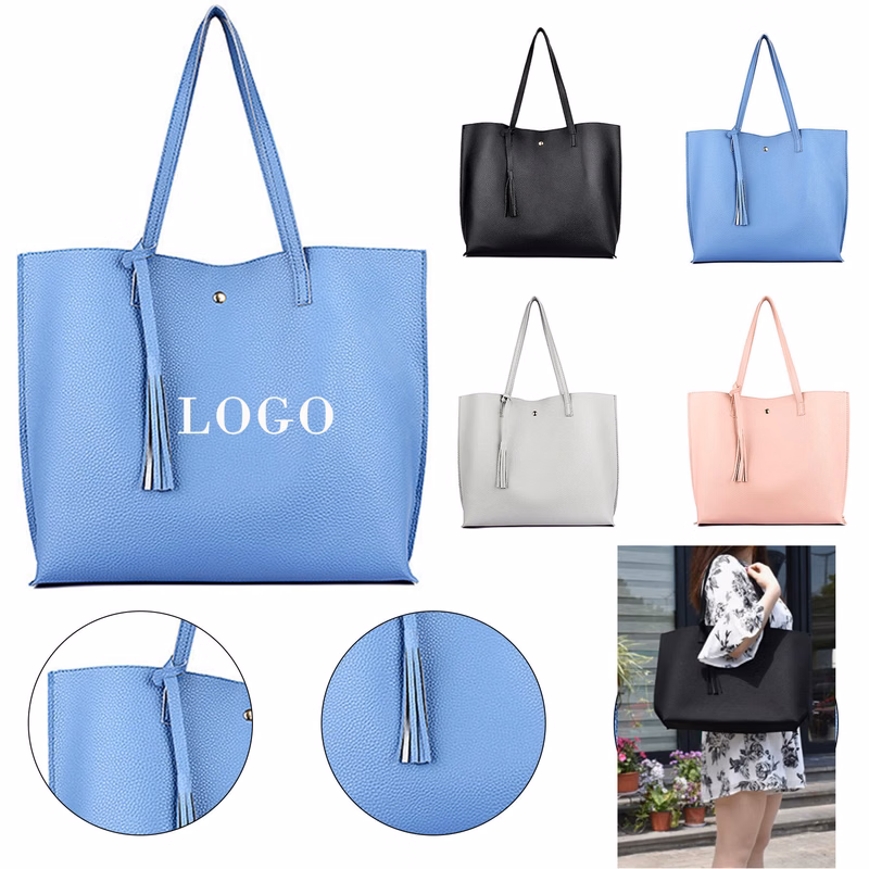 Women's Soft Faux Leather Tote Bag