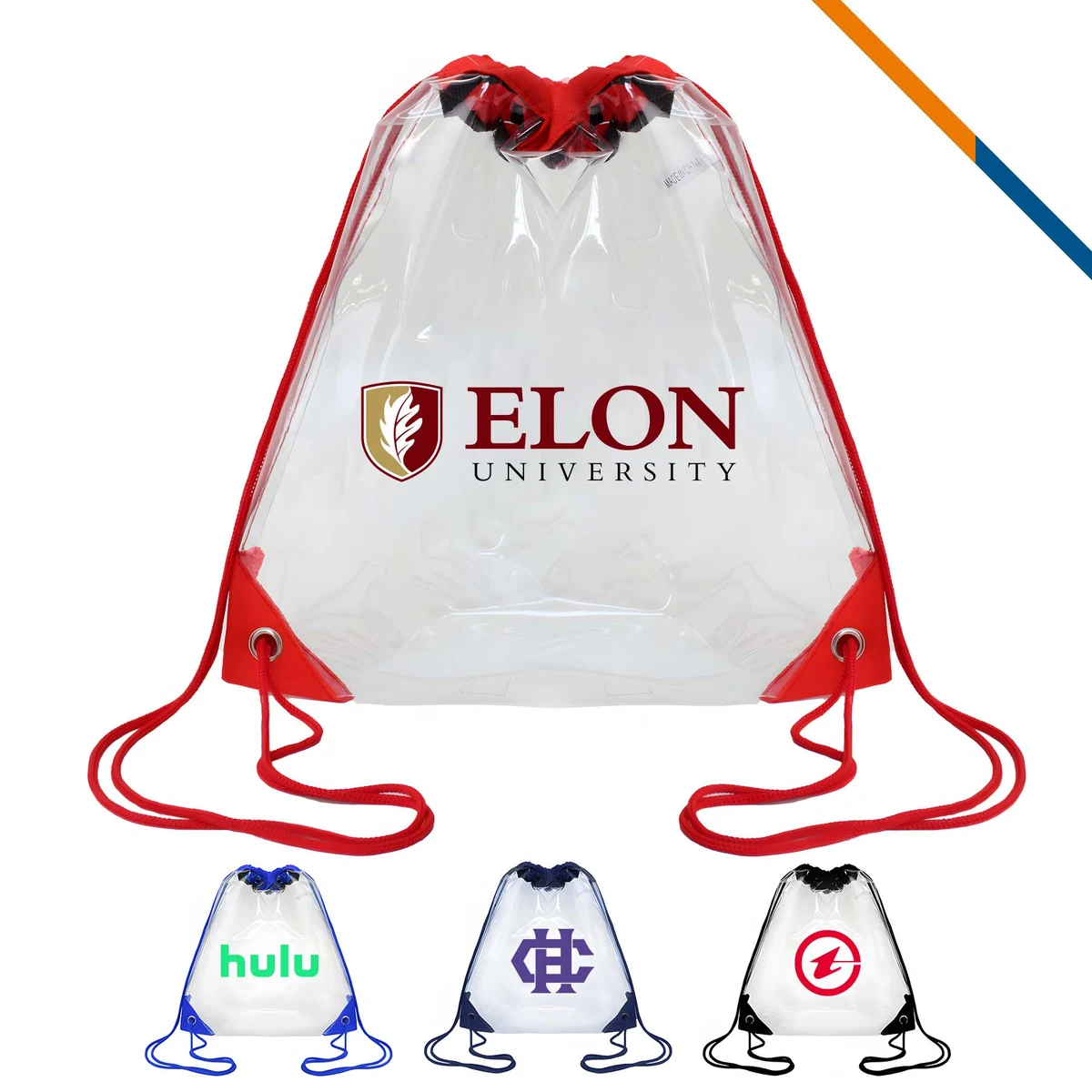 Neest Clear Drawstring Backpack 1