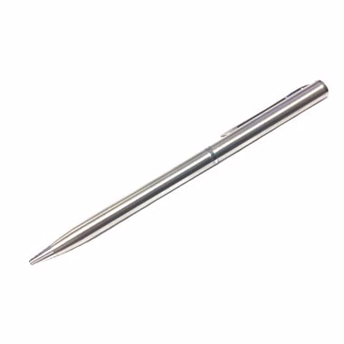 SLIM BALLPOINT PEN WITH CHROME TRIM