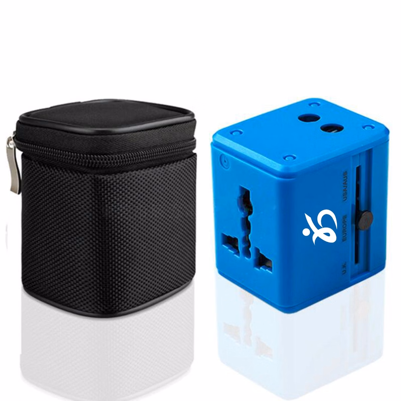 Hot Selling Universal Travel Adaptor 5V-2.1A with Logo