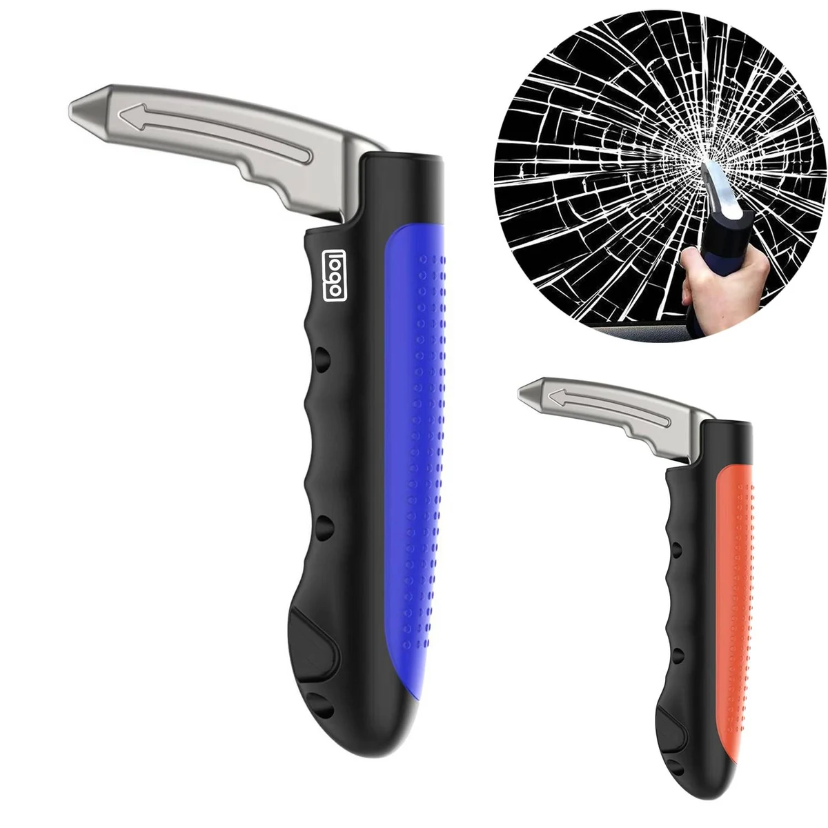 3 in 1 Aluminum Car Escape Tool w/ Safety Hammer 1