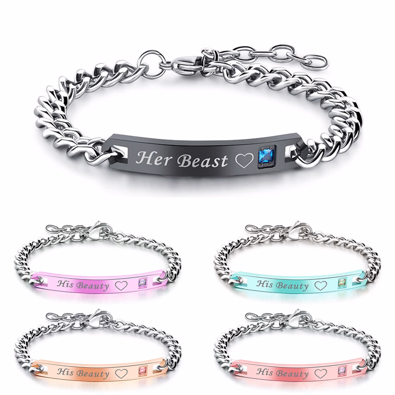 Premium Customizable Titanium Steel Bracelet for Lasting Impressions