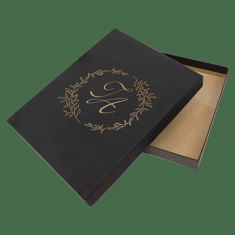 Black/Gold 8 X 10 Lazerburst Plaque Presentation Box