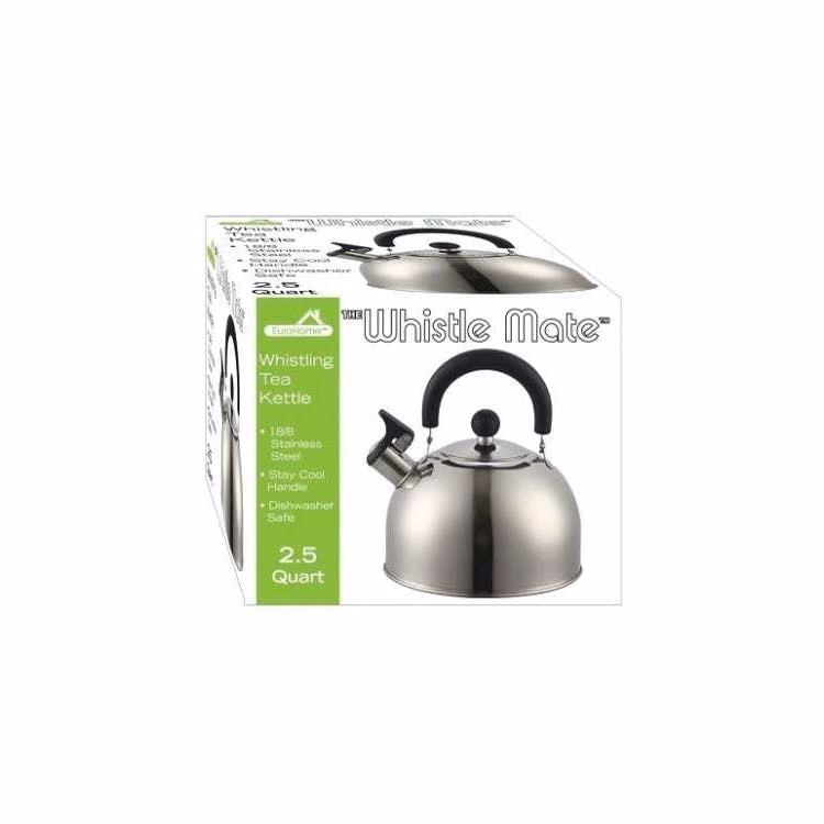 Whistling Stainless Steel Tea Kettles - 2.5 Qt