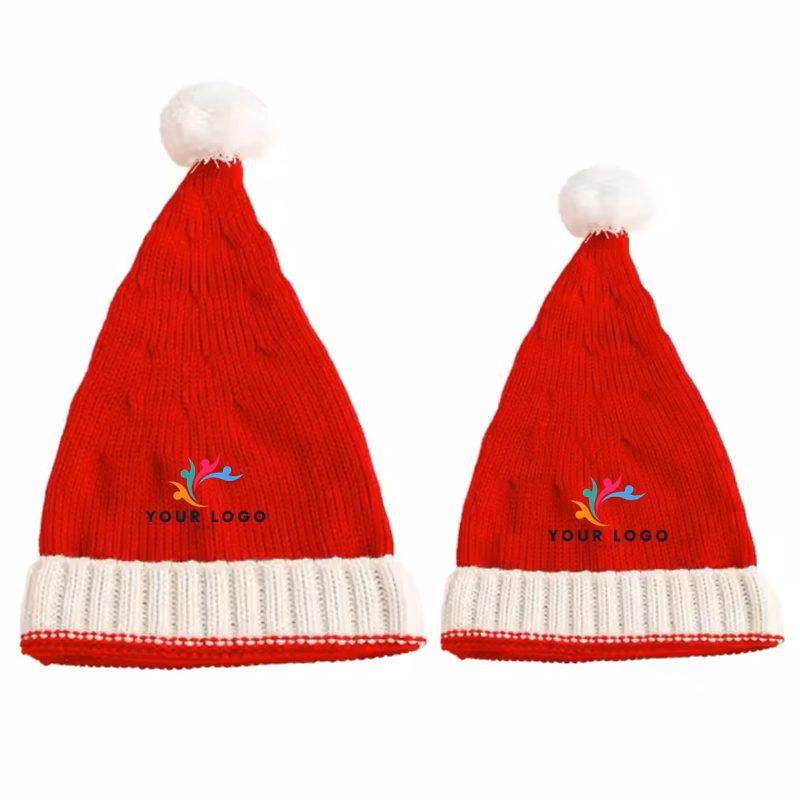 Cozy Christmas Knitted Hats for Families