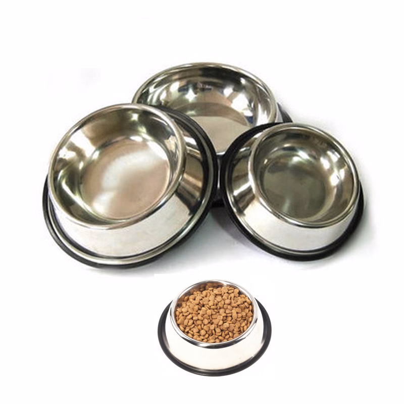 14 OZ Dog Drink Food Stainless Steel Dog Bowl