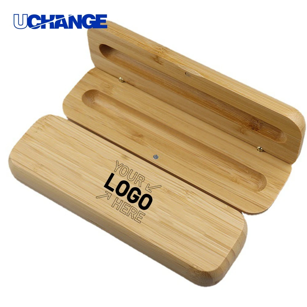 Bamboo Ballpoint Pen Set, custom pen with logo imprint 1