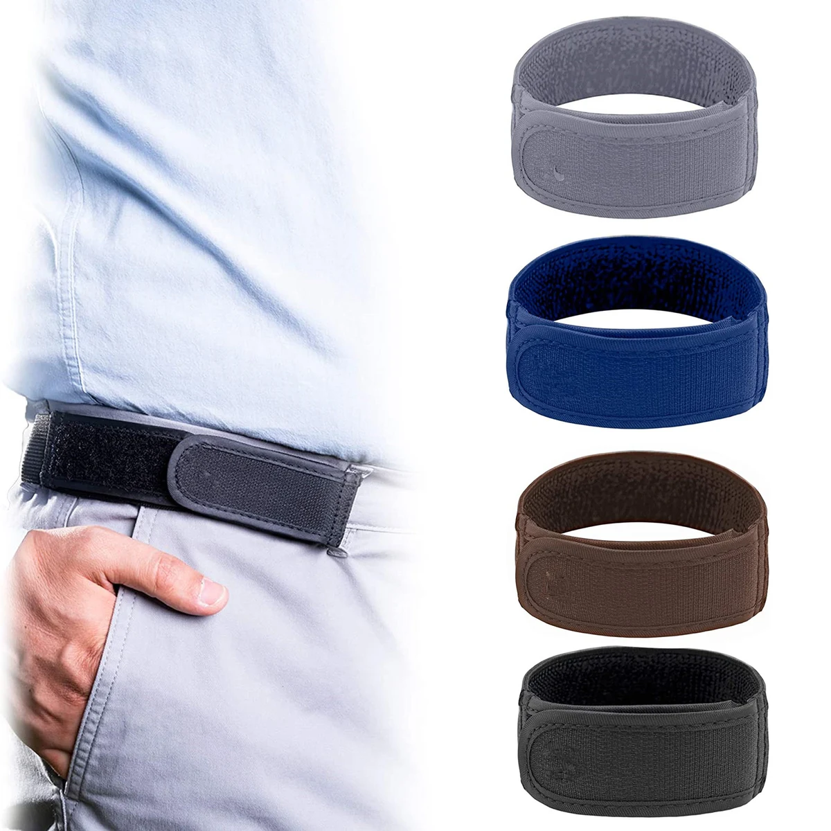 No Buckle Elastic Belt For Men 1