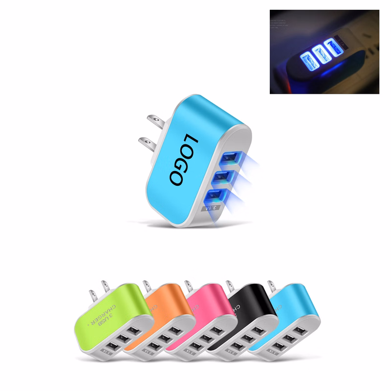 3 USB Led Luminous Charger