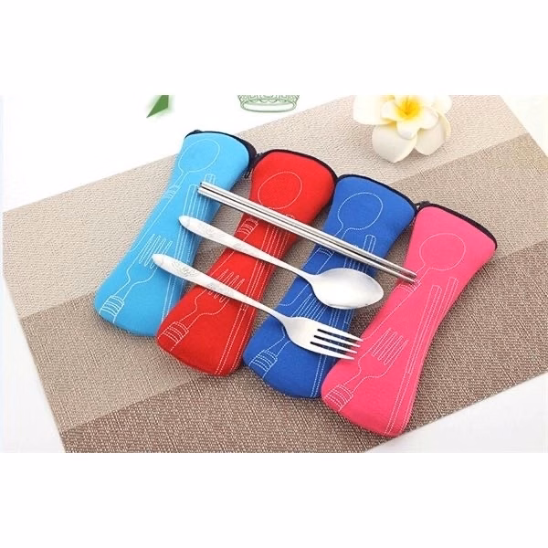 Travel Cutlery Set With Bag