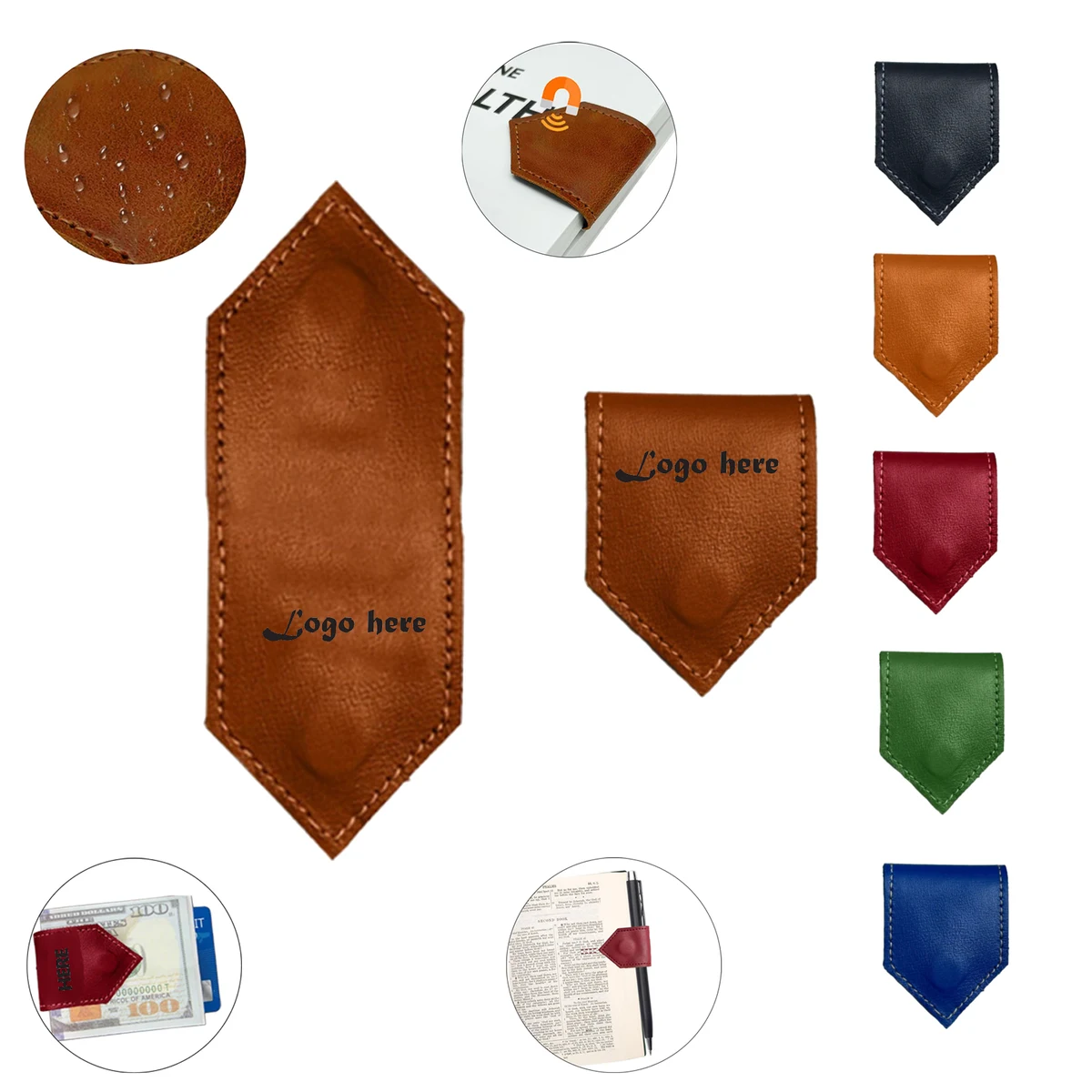 Multifunctional Magnetic Bookmark Money Clip MOQ 50 1