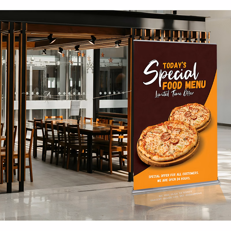 Silverstep 48" x 80" Retractable Banner Stand (Graphic only)
