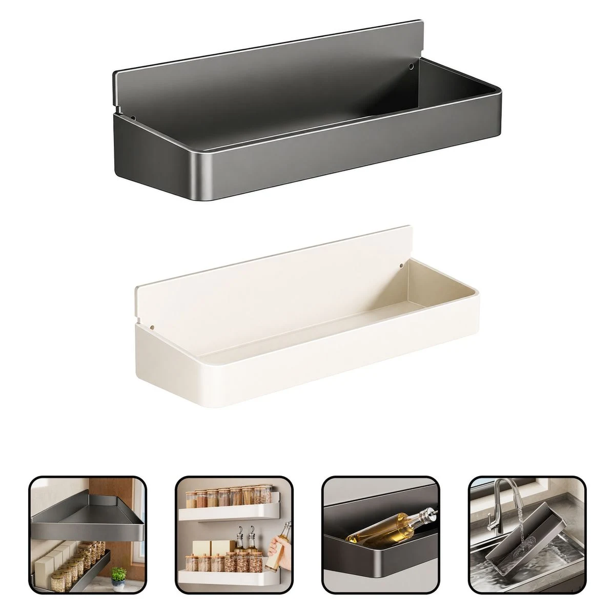 Movable Refrigerator Kitchen Shelf 1