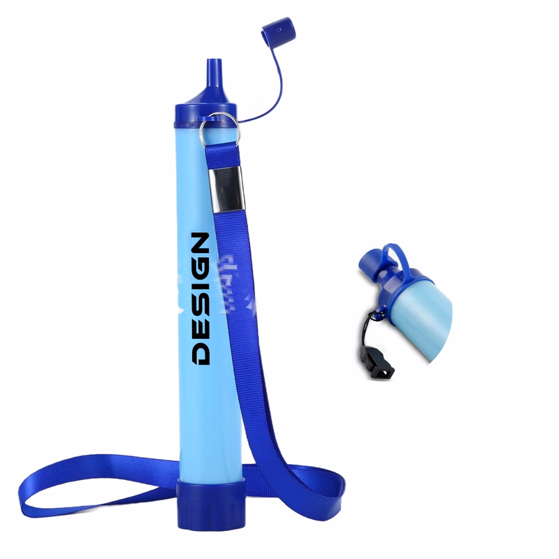 MOQ 50 Outdoor Survival Ultrafiltration Straw Water Filter