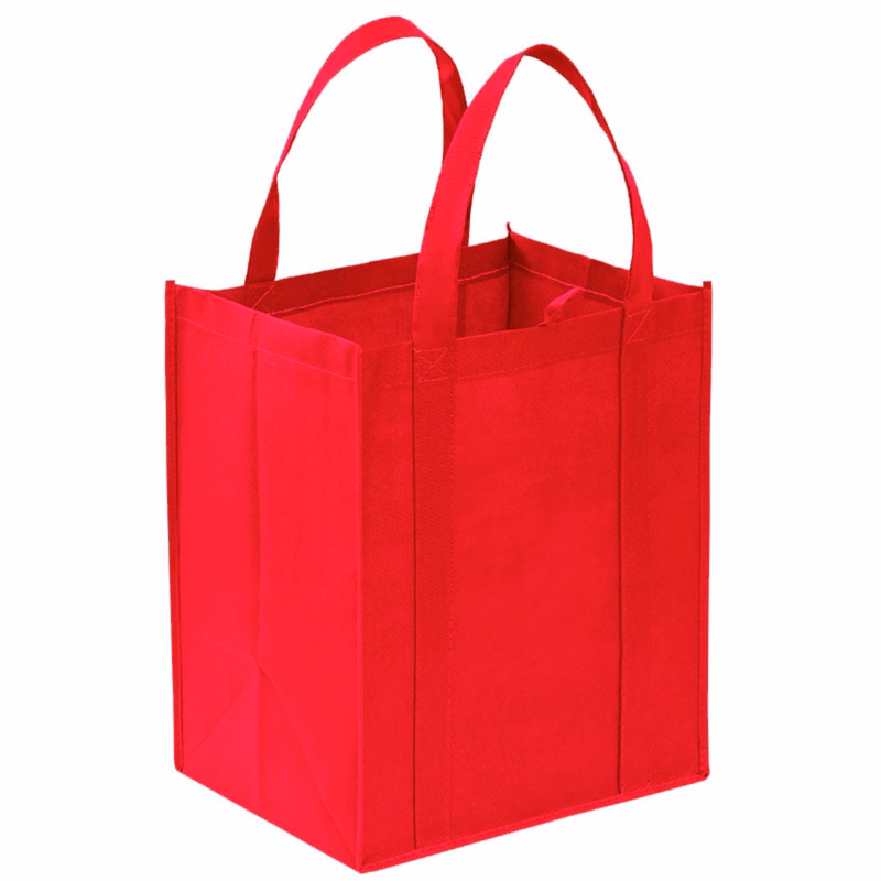 Non Woven Grocery Tote Bag With Reinforced Handle And Foldable Design