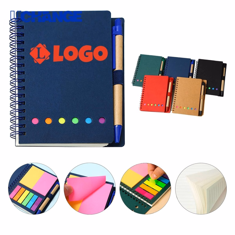 Organized Sticky Notebook Journal with Tabs