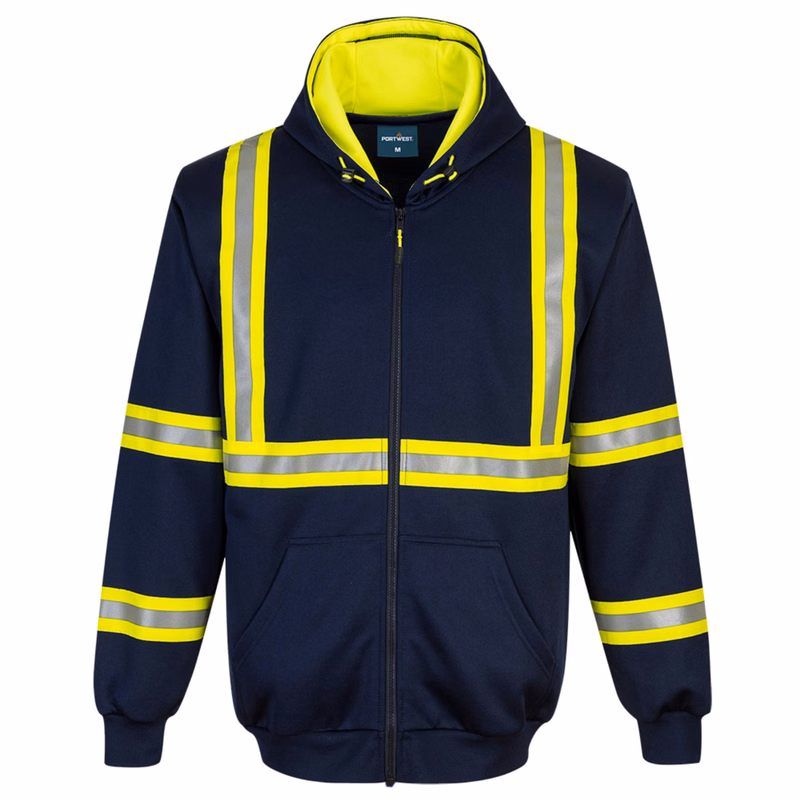 PORTWEST® Iona Xtra Enhanced Zipped Hoodie w/ UPF 40+ Protection