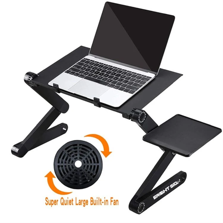 Adjustable Aluminum Laptop Stand with Cooling Fan 1