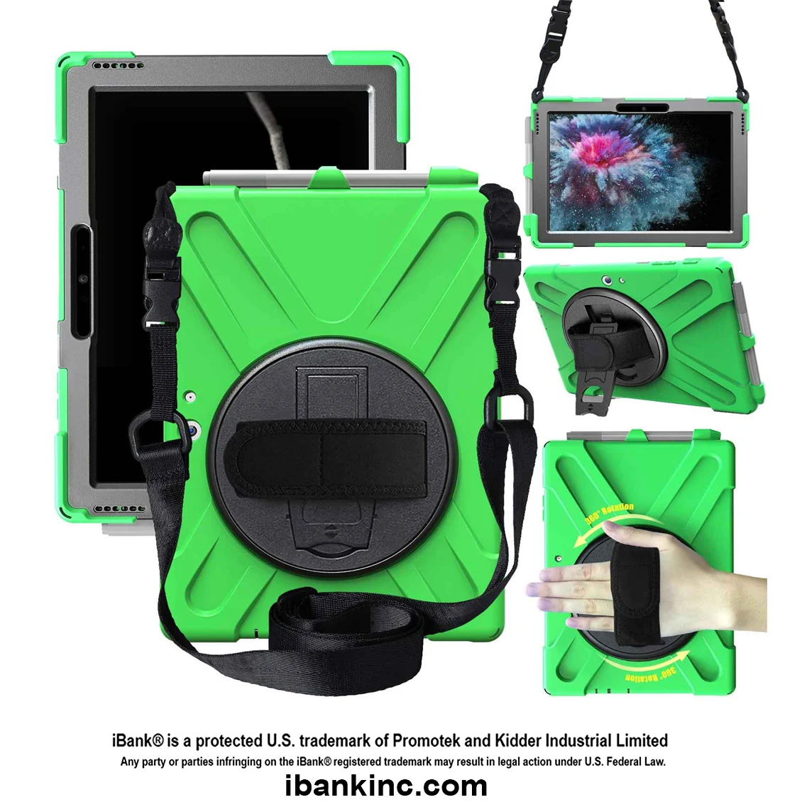 iBank ® Shockproof Case for Microsoft Surface Go 4/3/2, 2024-2018 (10.5"/10") 1