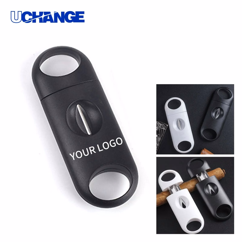 V Cut Cigar Cutter Tool with Stainless Steel Blades