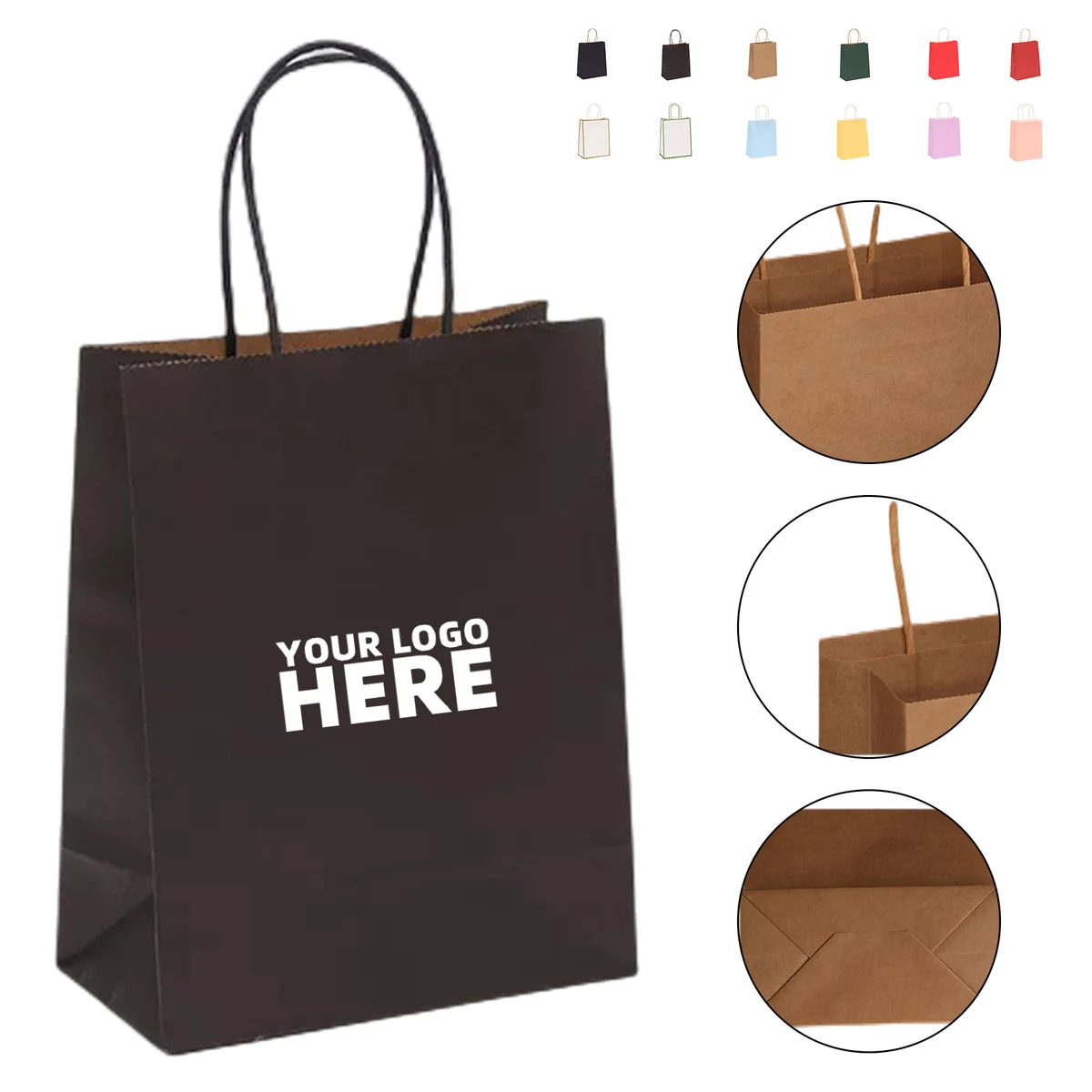 Kraft Bags with Handles 1