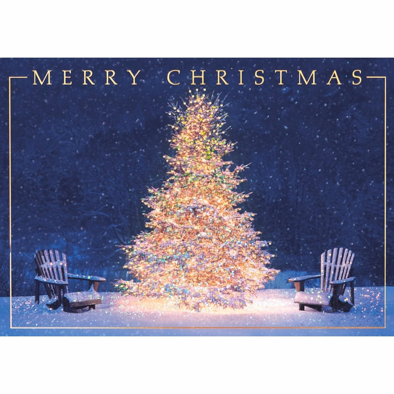Spectacular Glow Christmas Cards
