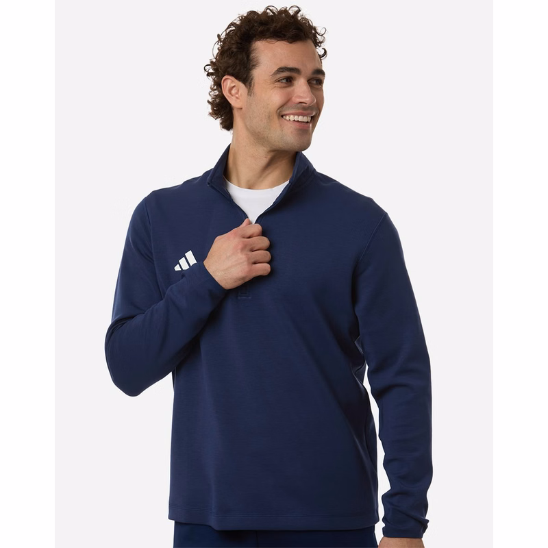 Men's 3-Stripes Quarter-Zip Pullover - AT400