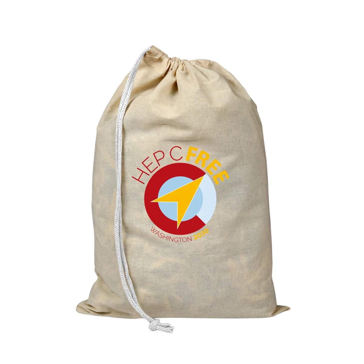 100% Natural Cotton Canvas File Drawstring Tote Bag_R120NBDB 1