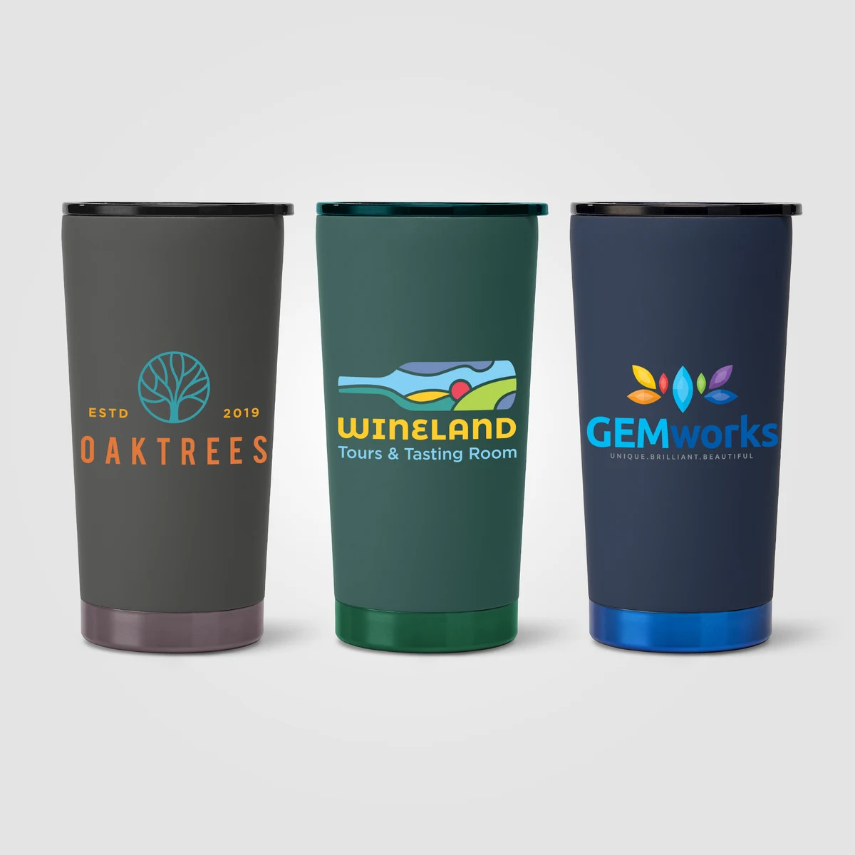 Whistler Monochrome - 18 oz. Double-Wall Stainless Tumbler 1
