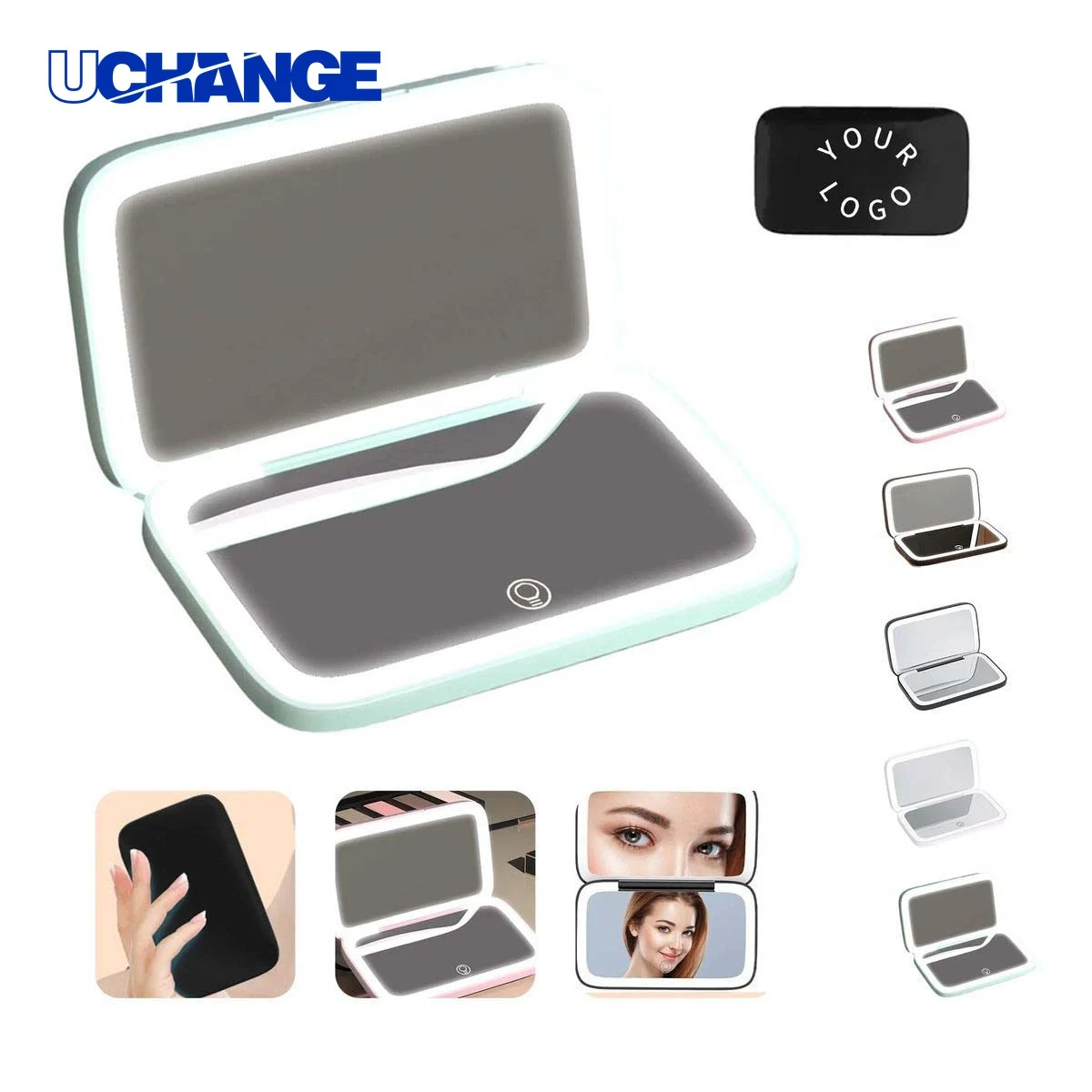 Lighted Makeup Mirror with Adjustable LED Lighting 1