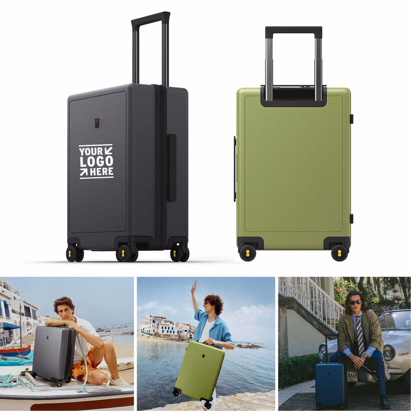 20Inch Ultra Lightweight PC Hardside Luminous Textured Luggage with Wheels