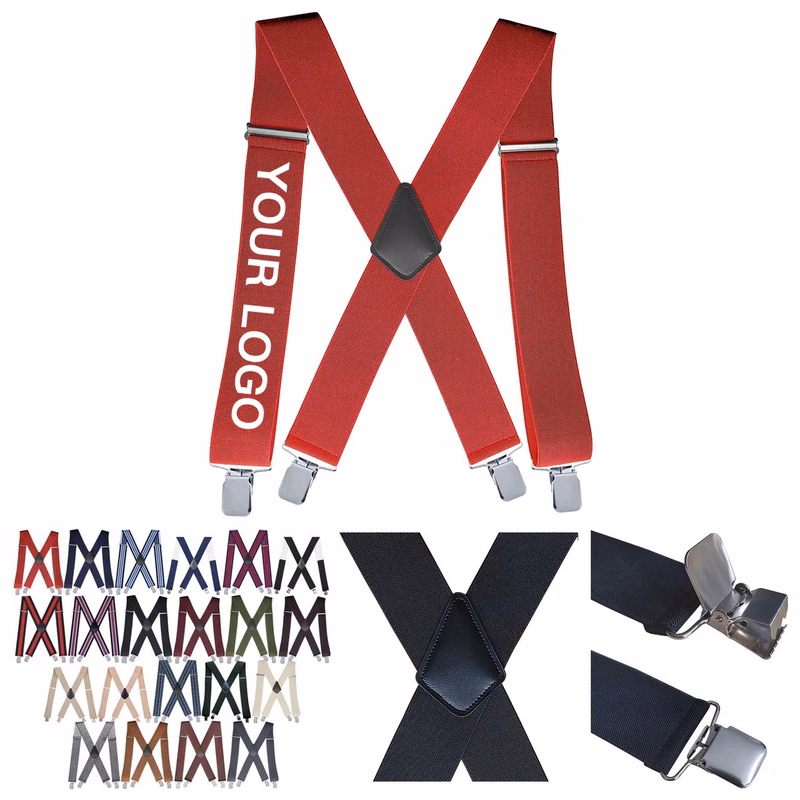 Classic X Back Suspenders for Casual or Formal Wear