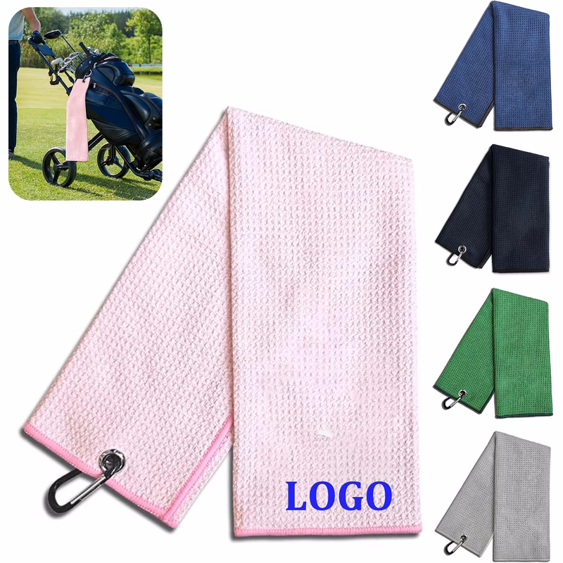 Funny Golf Towel for Golf Bag with Clip