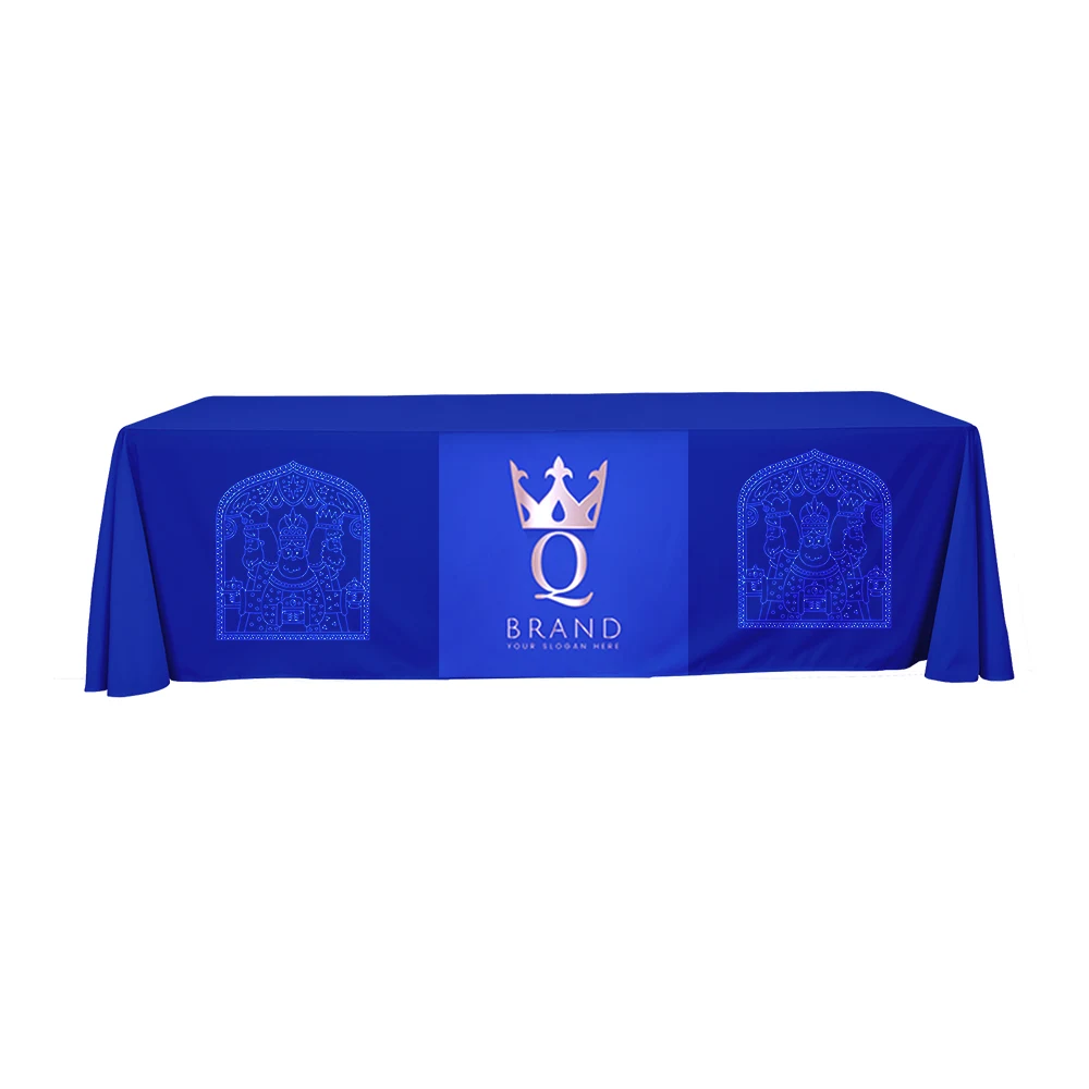 8' Monza™ Tablecloth, Blank No Imprint 1